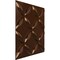 Ekena Millwork 19 5/8in. W x 19 5/8in. H Wallflower EnduraWall Decorative 3D Wall Panel Covers 2.67 Sq. Ft. WP20X20WACDC - alternate 5